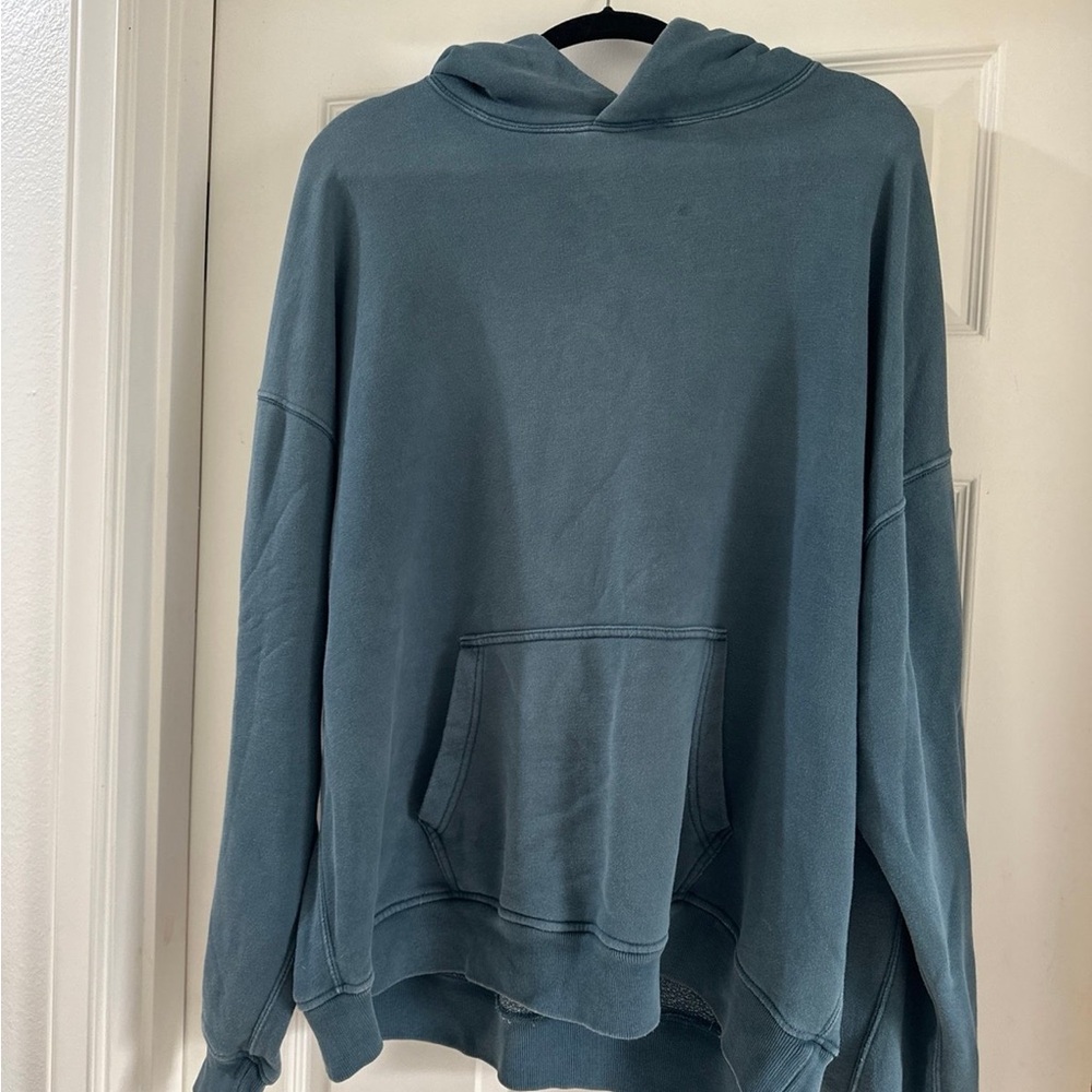 Abercrombie & Fitch Blue Oversized Hoodie